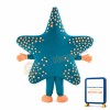 Blue Gray Starfish Mascot Costume