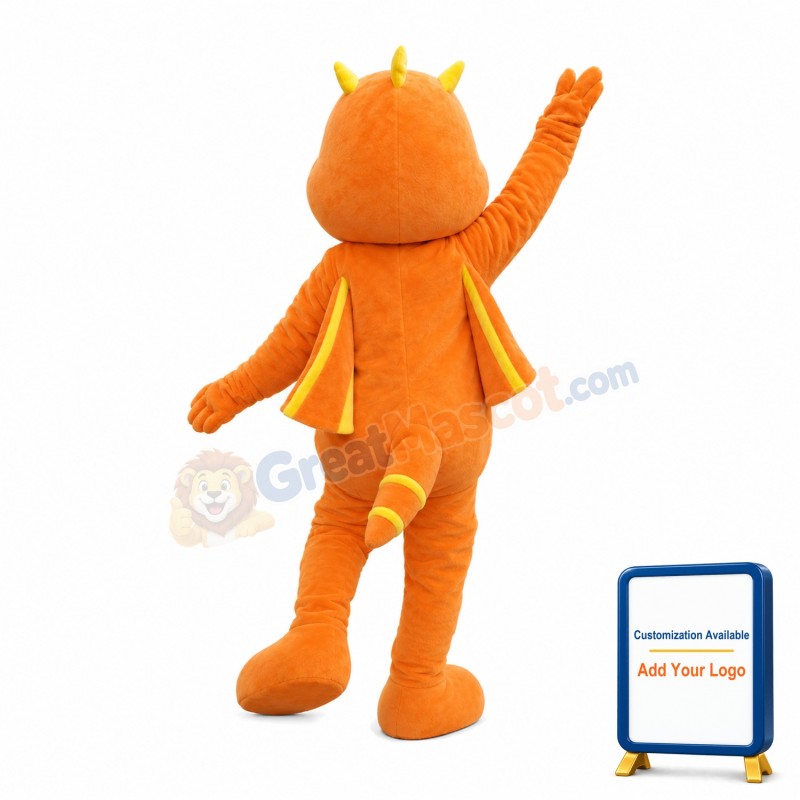 Excited Pointed Nose Fox Mascot Costume