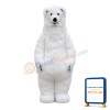 Thick Long Fur Polar Bear Mascot Costume