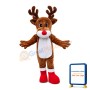 Christmas Elk With Red Socks Mascot Costume