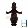 Standing Horse With Erect Horsehair Mascot Costume