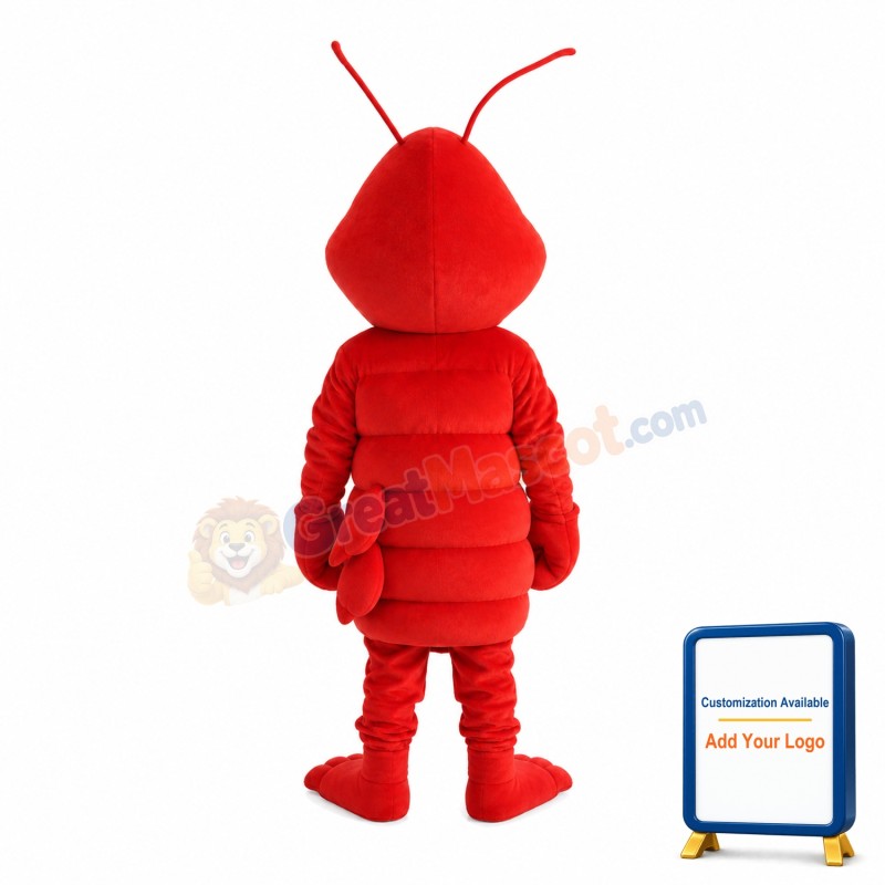 Tall Red Ant Mascot Costume