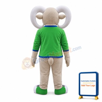 Experienced Robust Ram Mascot Costume