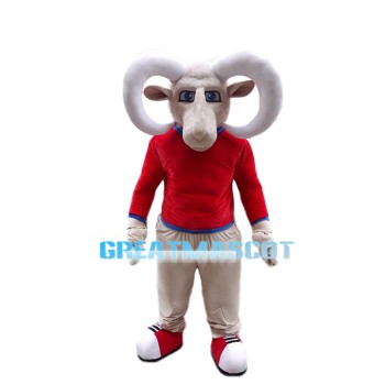 Experienced Robust Ram Mascot Costume