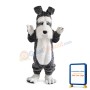 Grey Dog With Low Mood Mascot Costume