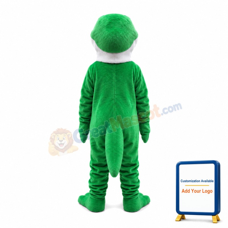 Crafty Snake With Green Eyes Mascot Costume