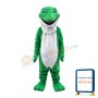 Crafty Snake With Green Eyes Mascot Costume
