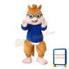 Naughty Cute Chipmunk Brothers Mascot Costume