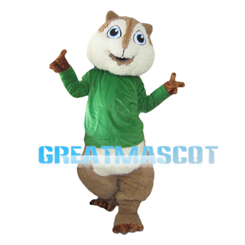 Naughty Cute Chipmunk Brothers Mascot Costume