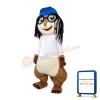 Rock Chipmunk With Dirty Braid Mascot Costume