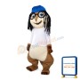 Rock Chipmunk With Dirty Braid Mascot Costume