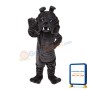 Dark Grey Shar Pei Mascot Costume