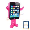 Pink Cell Phone Mascot Costume