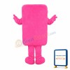 Pink Cell Phone Mascot Costume