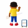 Beckoning Black Boy Mascot Costume