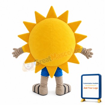 Brilliant Sun With Sunglasses Mascot Costume