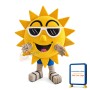 Brilliant Sun With Sunglasses Mascot Costume