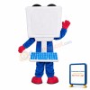 Blue Computer With Mouse Mascot Costume
