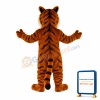 Majestic Brown Tiger Mascot Costume