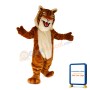Majestic Brown Tiger Mascot Costume
