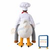 Big White Chicken Mascot Costume