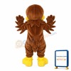 Bright Eyes Brown Bird Mascot Costume