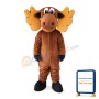 Adult Brown Moose Mascot Costume