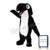 Black & White Dolphin Mascot Costume
