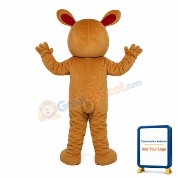 Pitiful Brown Puppy Mascot Costume