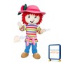 Little Girl With Colorful Striped Top Mascot Costume