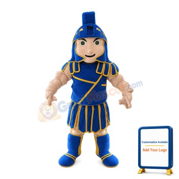 Brave Fearless Soldier Mascot Costume