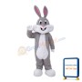 Basic Grey Rabbit Mascot Costume