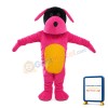Funny Pink Dog Mascot Costume