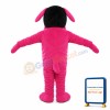Funny Pink Dog Mascot Costume