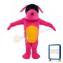 Funny Pink Dog Mascot Costume