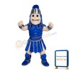 Blue Fighting Soldier Mascot Costume