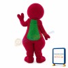 Pink & Green Dragon Mascot Costume