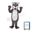 Pleasant Grey Dog Mascot Costume