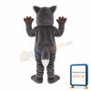 Pleasant Grey Dog Mascot Costume