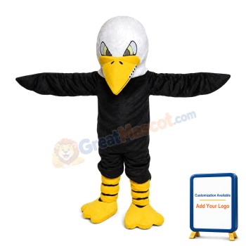 Black Eagle Mascot Costume