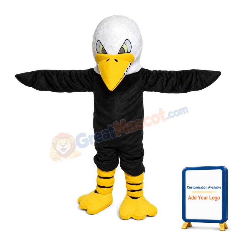 Black Eagle Mascot Costume