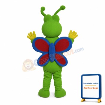 Green Butterfly Mascot Costume