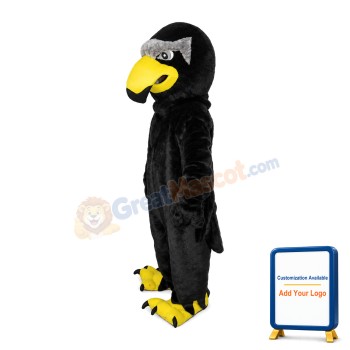 Black Parrot Mascot Costume