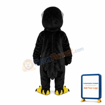 Black Parrot Mascot Costume