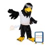 Black Eagle With White Top Mascot Costume