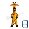 Naughty Yellow & Brown Giraffe Mascot Costume