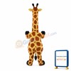 Giraffe With Long Neck Mascot Costume