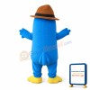 Long Body Blue Bird Mascot Costume