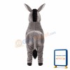 Grey Donkey Mascot Costume