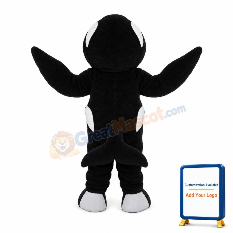 Blue Eyes Dolphin Mascot Costume
